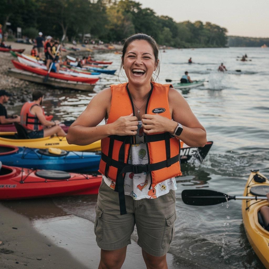 Водопад, к которому ведет тропа для каякеров.